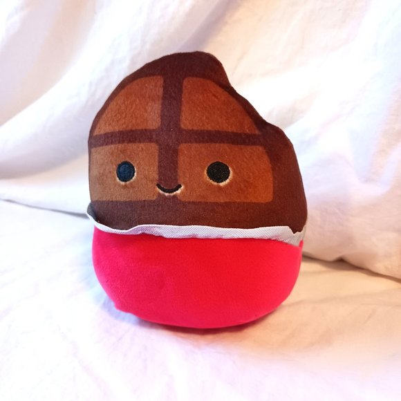 Squishmallows Toys Squishmallow Paulton The Chocolate Bar Red Brown